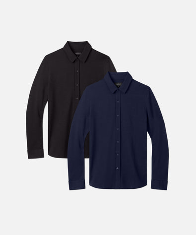 Men's 2 Pack // Merino Button-Up