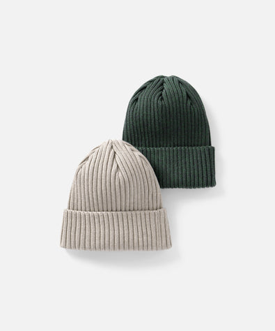 2 Pack // Merino Beanies