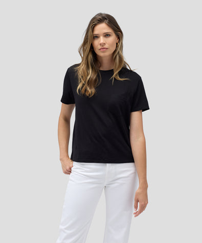 Women's Merino Boxy Pocket Tee